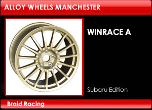 Braid Winrace A Alloy Wheels Subaru Edition