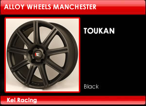 Kei Racing Alloy Wheels Toukan Black