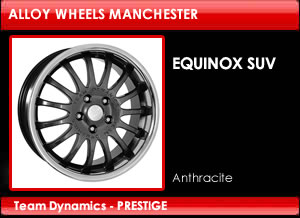 Team Dynamics Alloy Wheels Prestige Equinox SUV Anthracite