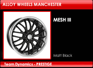 Team Dynamics Alloy Wheels Prestige Mesh 3 Matt Black