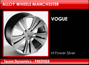 Team Dynamics Alloy Wheels Prestige Vogue Hi Power Silver