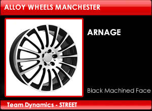 Team Dynamics Alloy Wheel Arnage Black Machined Face