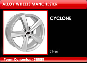 Team Dynamics Alloy Wheels Cyclone Silver