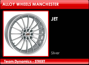 Team Dynamics Alloy Wheels Jet Silver
