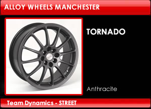 Team Dynamics Alloy Wheels Tornado Anthracite