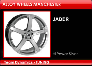 Jade R Alloy Wheels Hi Power Silver