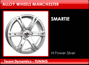 Team Dynamics Alloy Wheels Smartie Hi Power Silver